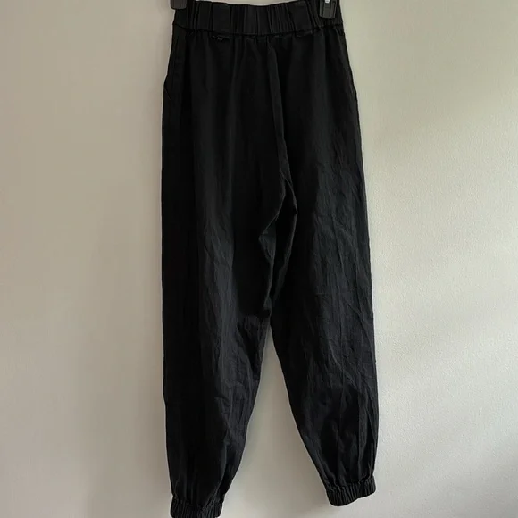 I.AM.GIA. black high rise zip fly joggers - Picture 6 of 9